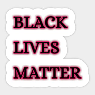 Black Lives Matter (blm) T-shirt Sticker